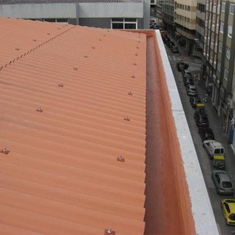 Construcción de una cubierta (Maparca, S.L. - Trabajos de reforma)